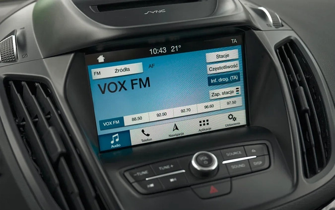 Ford Kuga cena 79900 przebieg: 199000, rok produkcji 2018 z Płock małe 781